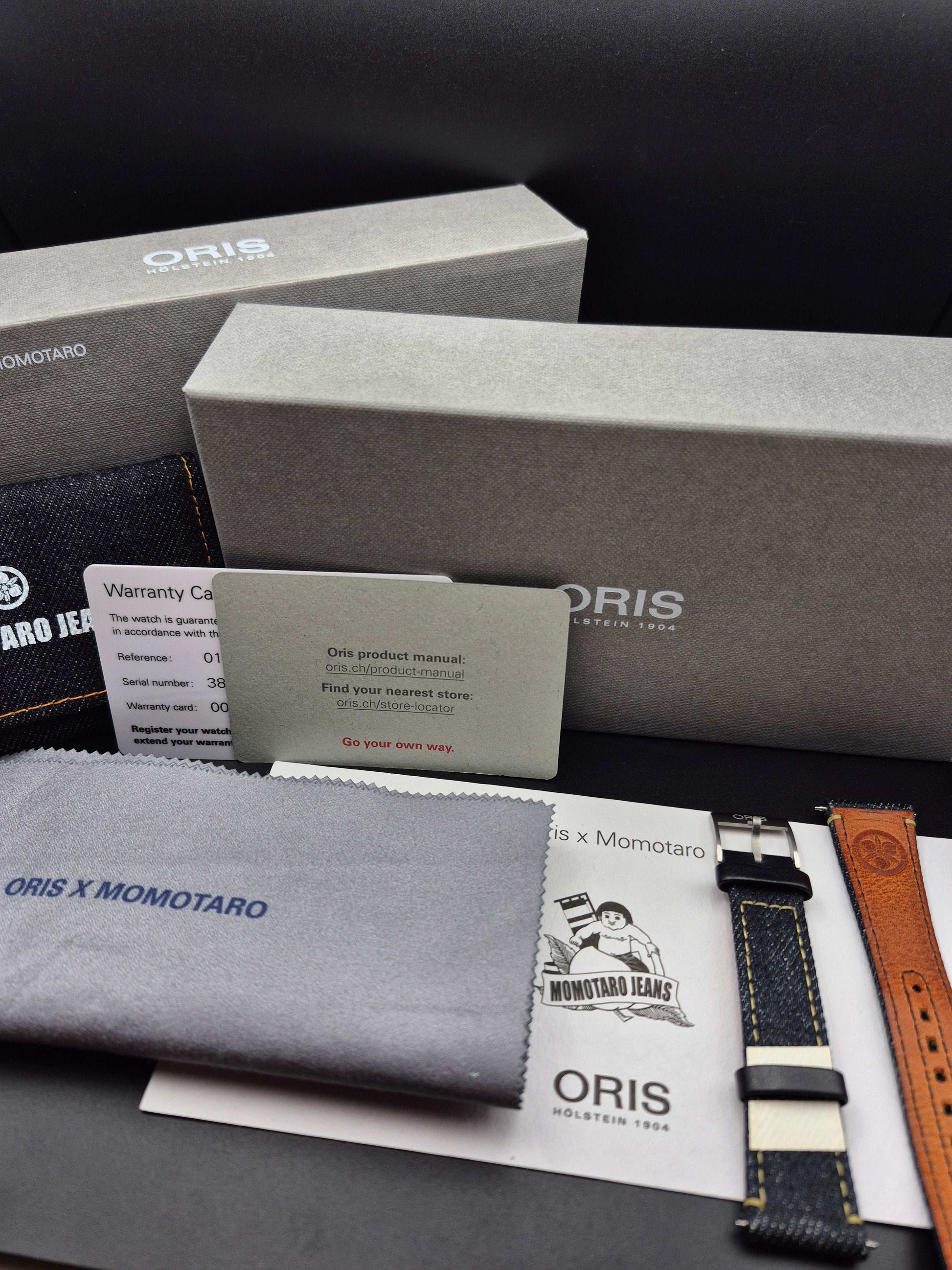Oris Divers 65 X Momotaro Limited Edition Automatic Ref. 0173377074337 Full Set - Red Robin Watches