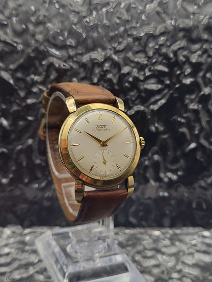Tissot Bumper Automatic - Ref. 6579-7 - 1950s Men's Watch - Box And Papers