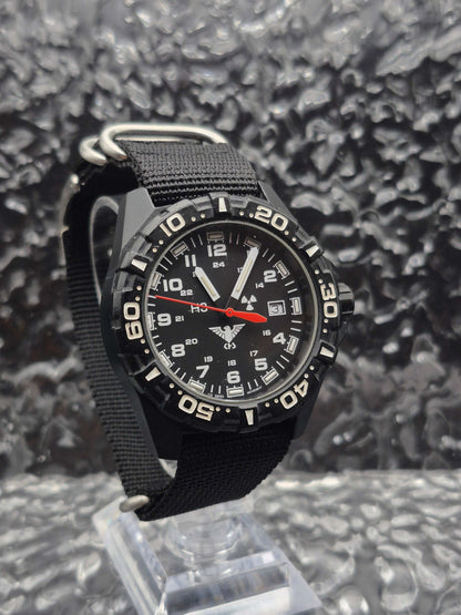 KHS H3 Tactical Quartz NATO Strap Date Window