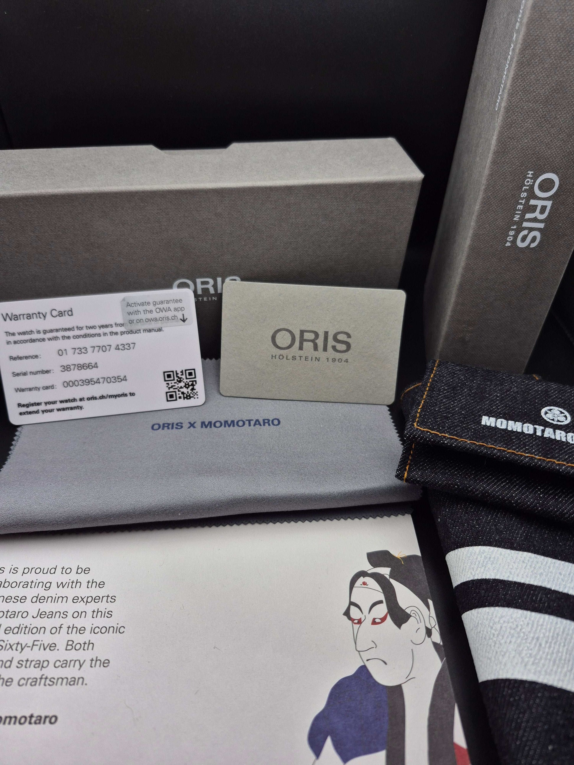 Oris Divers 65 X Momotaro Full Set Limited Edition Automatic Ref. 0173377074337 - Red Robin Watches
