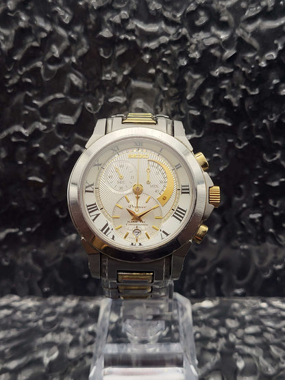 Seiko Kinetic Premier Chronograaf - Ref. 7L22-0AR0 - SNL042 - Full Set - Red Robin Watches