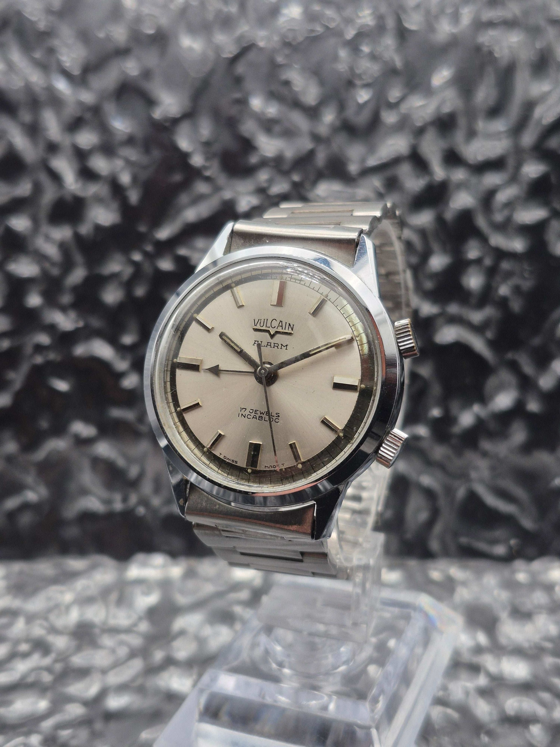 Vulcain Cricket Alarm Watch - Ultra Rare Full Set Ref. H.99.101 - Red Robin Watches