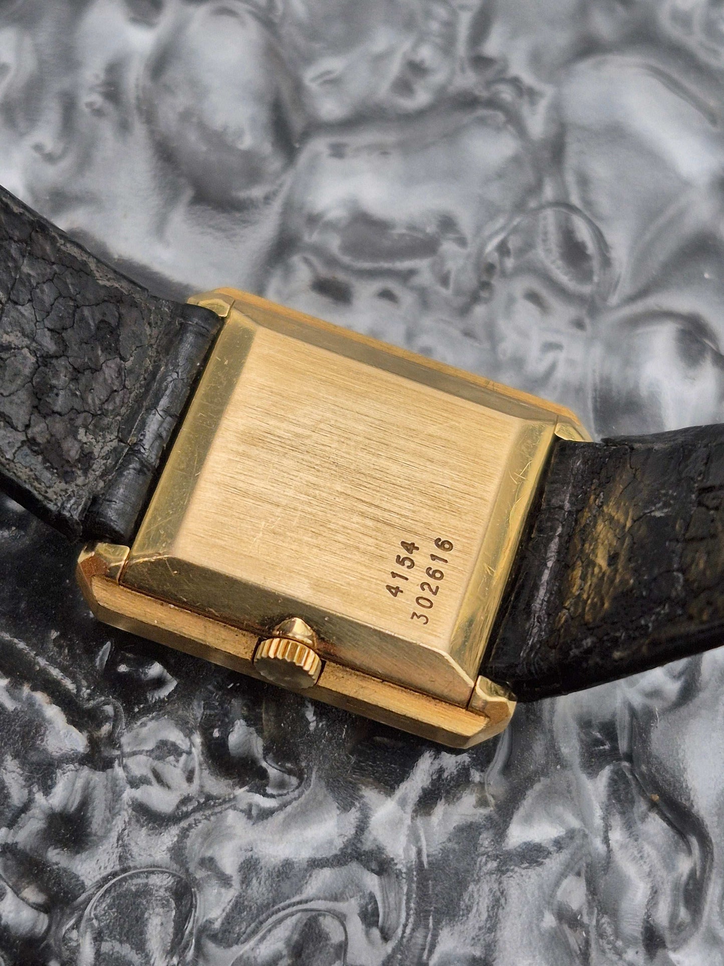 Piaget Protocole Onyx Black Dial Ref. 4154 Solid Gold - Original Buckle