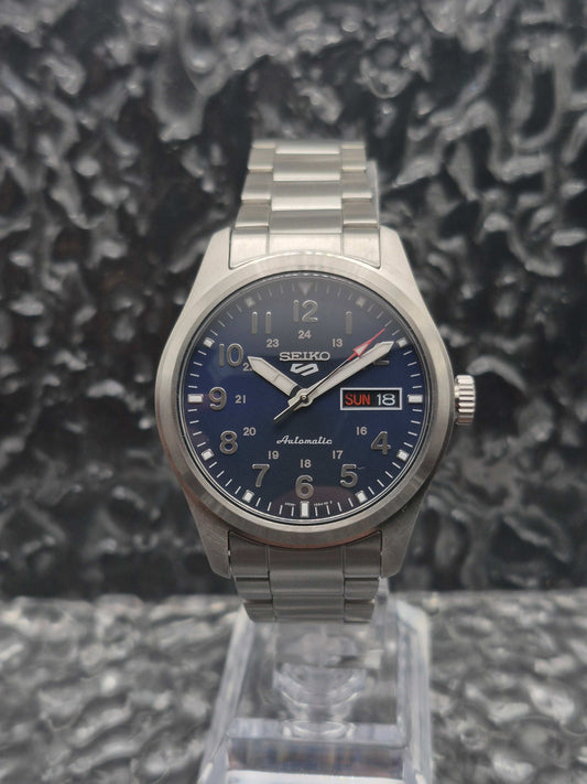 Seiko 5 Sports Ref. SRPG29K1 4R36-10A0 Full Set Automatic Day Date - Red Robin Watches