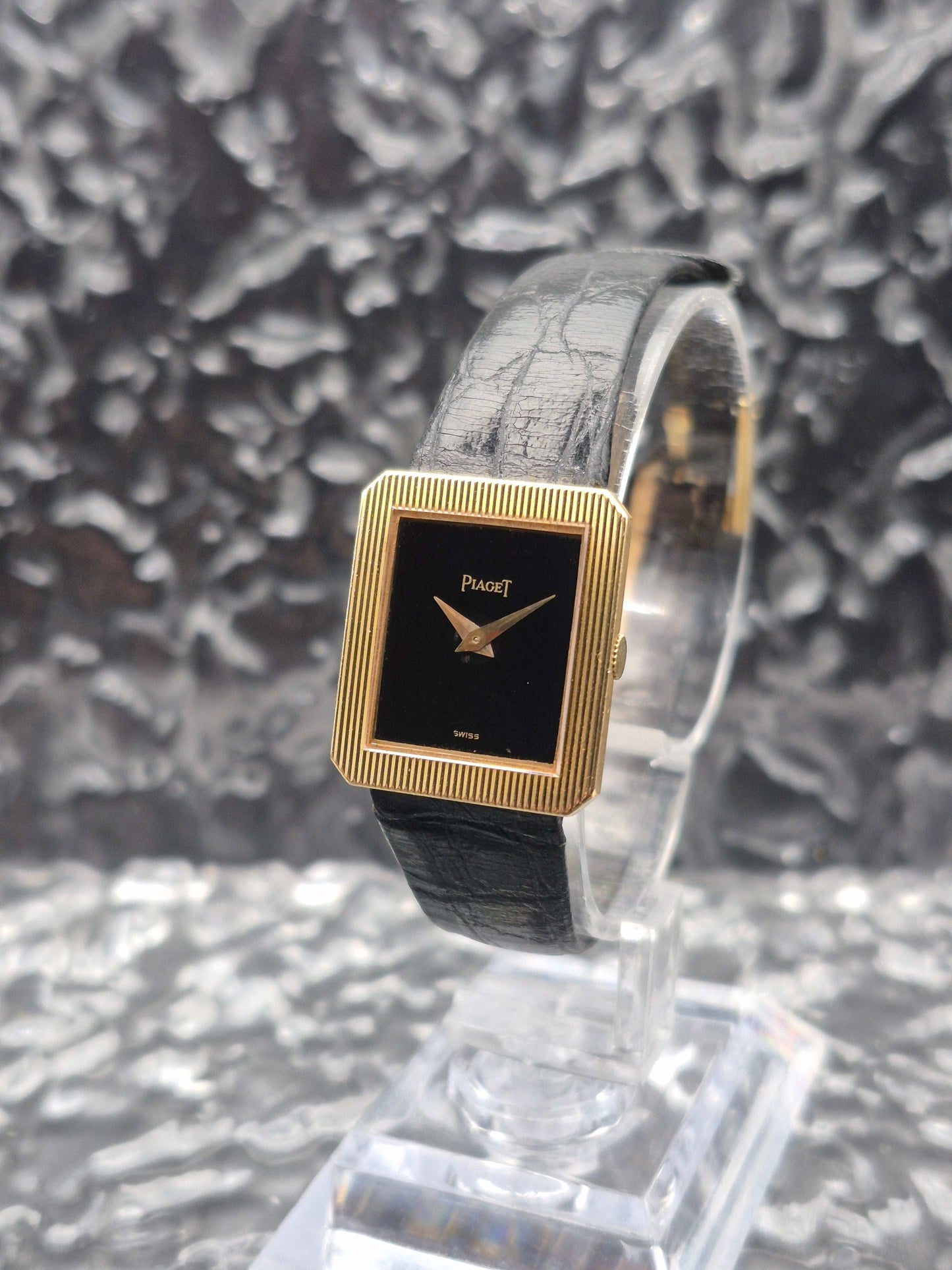 Piaget Protocole Onyx Black Dial Ref. 4154 Solid Gold - Original Buckle