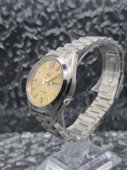 Seiko 5 Sports Ref. SRPL59K1 - 4R36-15M0 Full Set Gold Dial Automatic - Red Robin Watches