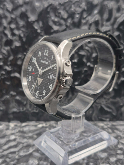 Junkers GMT Tante JU 52 Ref. 6848-2 Full Set Quartz - Red Robin Watches