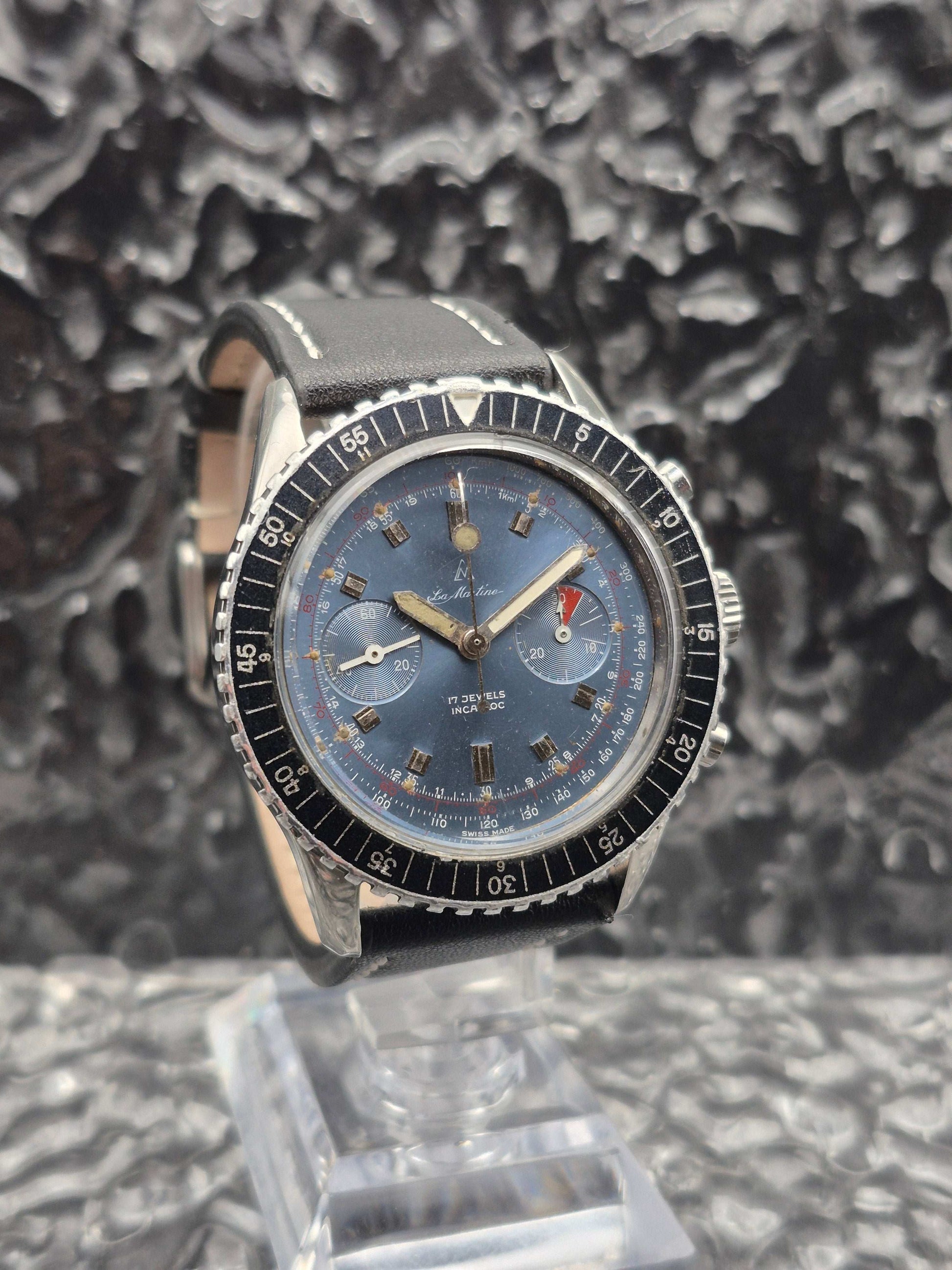 La Martine Chronograph Ref. 1382 Landeron 248 Movement