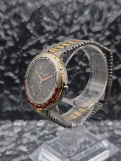 Longines Conquest Titanium GMT Quartz Vintage Two Tone
