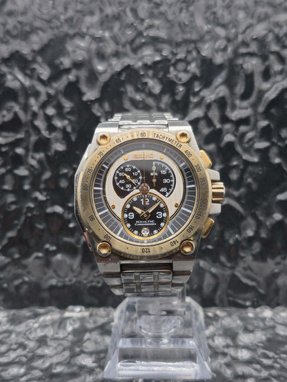 Seiko Kinetic Chronograph Ref. SNL054 - 7L22-0AV0 Two Tone