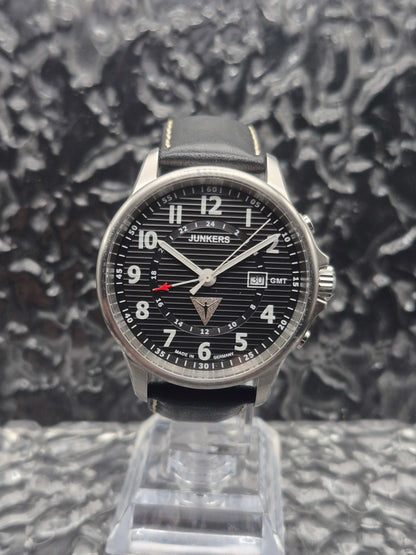 Junkers GMT Tante JU 52 Ref. 6848-2 Full Set Quartz - Red Robin Watches