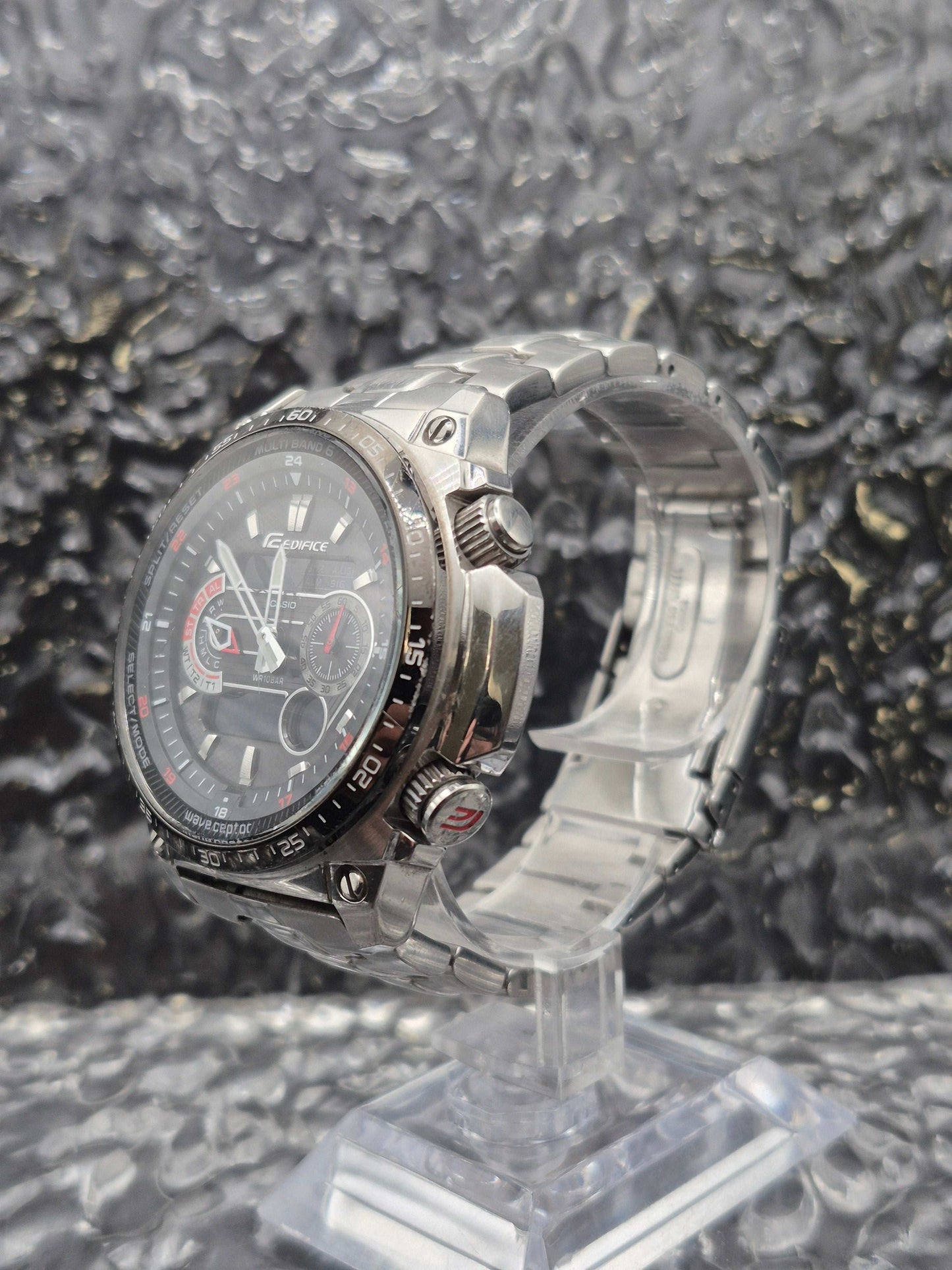 Casio Edifice Tough Solar Ref. ECW-M300E Ana-Digi Wave Ceptor - Red Robin Watches