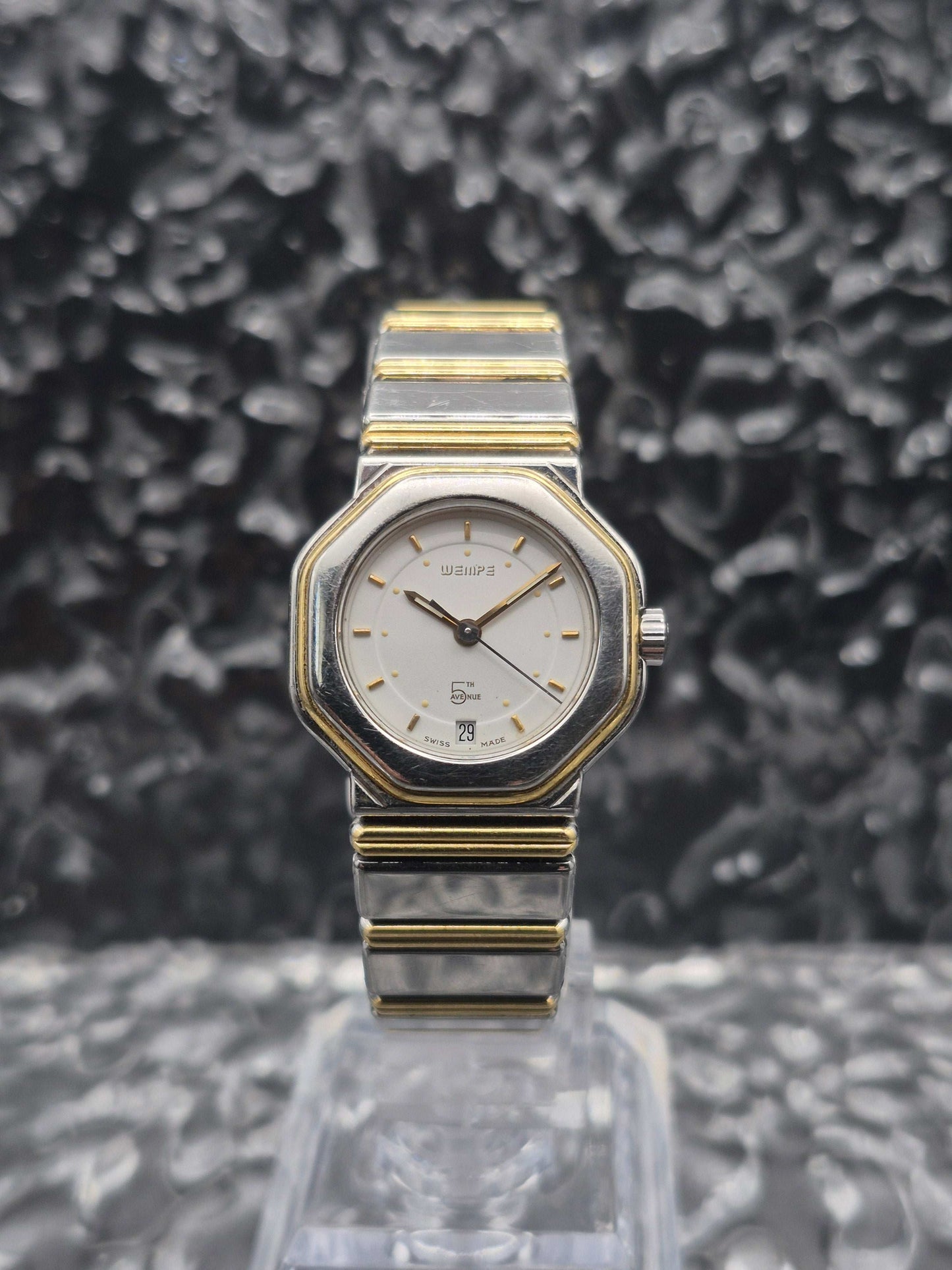 Wempe 5th Avenue Ref. 1878 - 11-1878-201 Steel And Gold Ladies Quartz