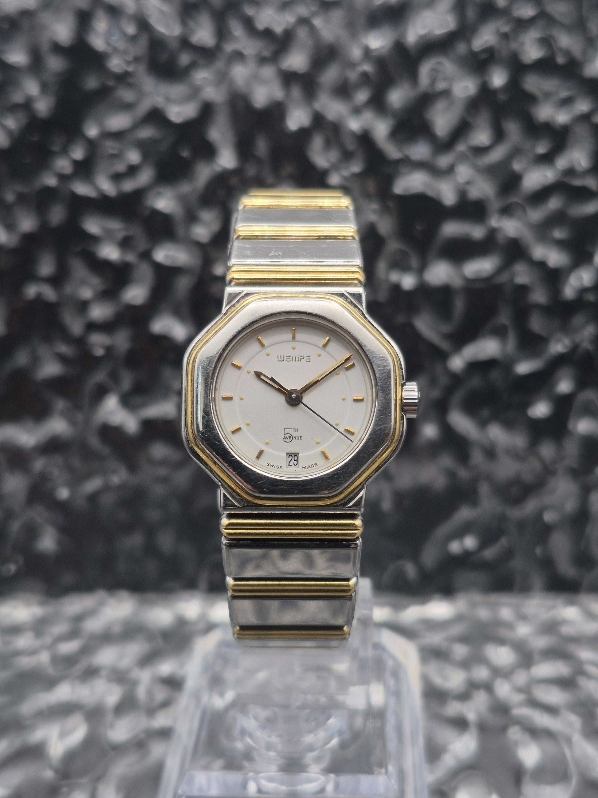 Wempe 5th Avenue Ref. 1878 - 11-1878-201 Steel And Gold Ladies Quartz