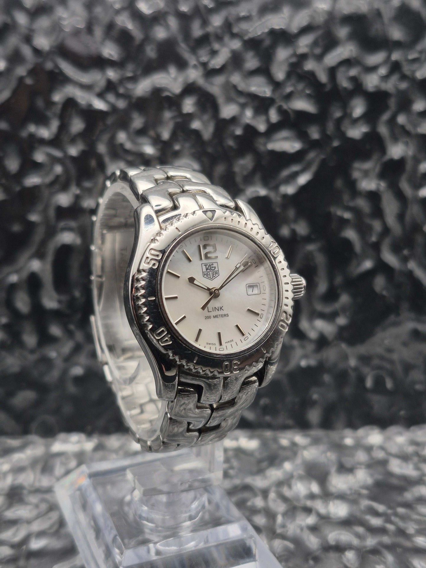 Tag Heuer Link Ref. WT1315 Mother Of Pearl Quartz Date Ladies - Red Robin Watches