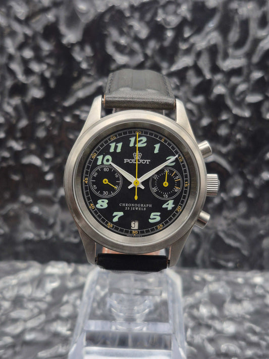 Poljot 'Dynamic' Mechanical Chronograph Cal. 3133 - Valjoux 7734 - Red Robin Watches