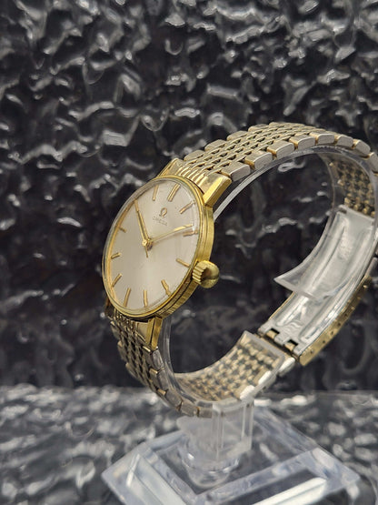 Omega - Ref. 131.004 - Cal. 600 - Manual - Zilveren Wijzerplaat - Goudkleurig - Red Robin Watches