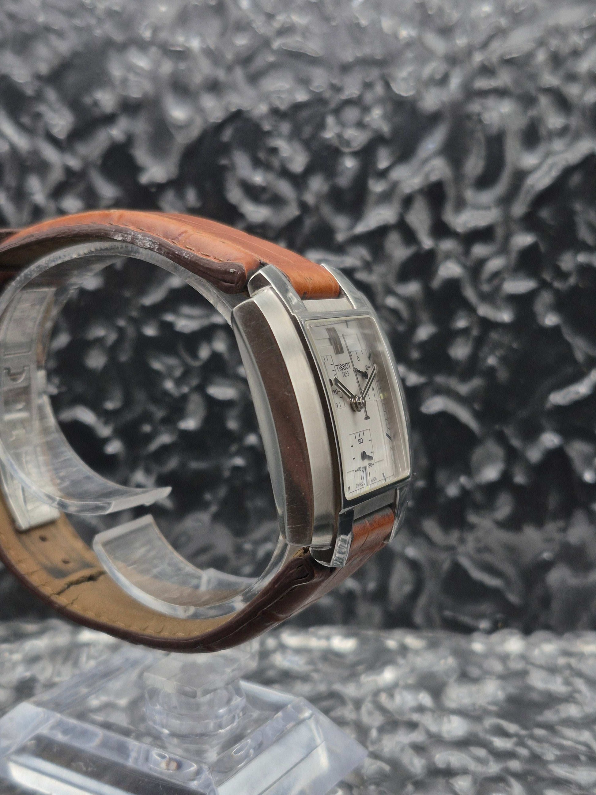 Tissot 1853 Quartz Chronograph Ref. L875/975K White Dial Swiss Made - Red Robin Watches