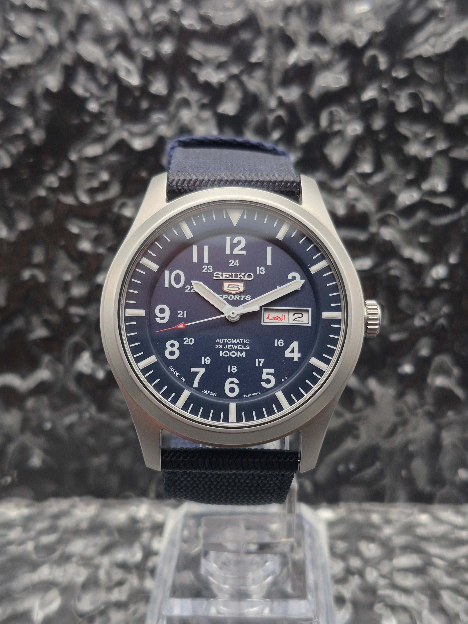 Seiko 5 Sports Ref. 7S36-03J0 SNZG11J1 Automatic Military Watch