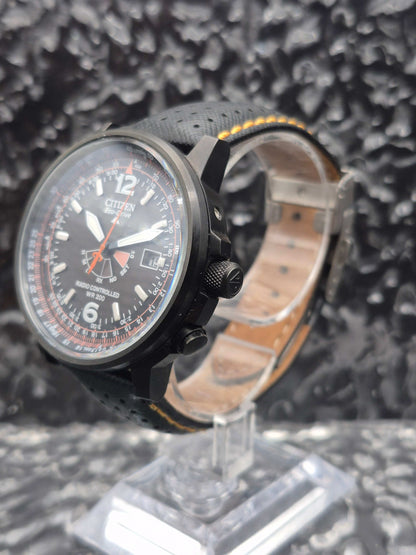 Citizen Eco-Drive Radio Controlled Ref. AS2025-09E Full Set Black PVD - Red Robin Watches