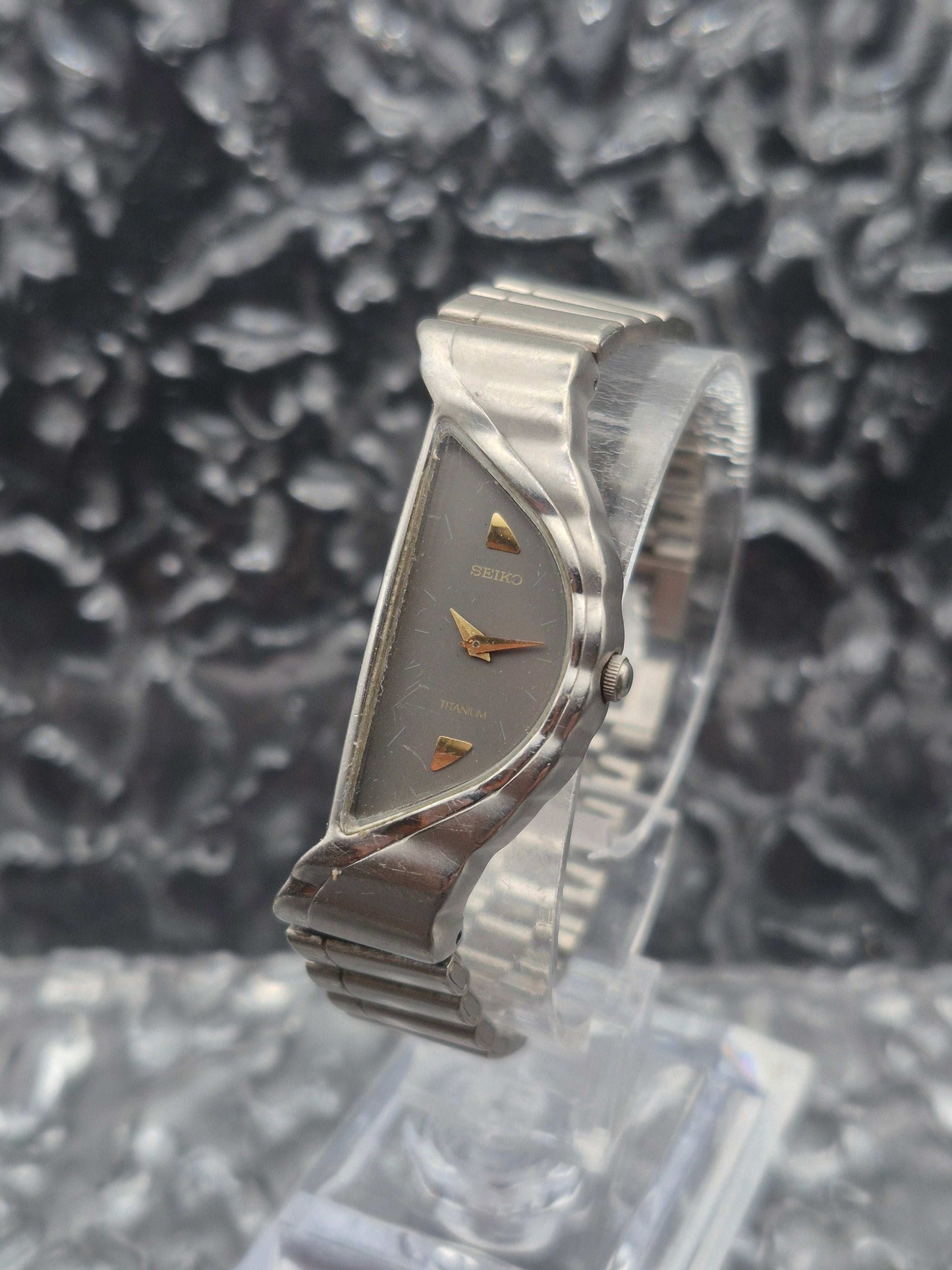 Seiko Rivoli Half Moon Ref. 1N00-F100 Full Set Titanium May 1996