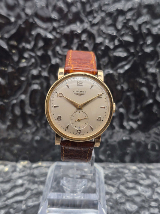 Longines Solid Gold 18k 750 Dress Watch Calatrava Ref. 6284.3 Manual Wound - Red Robin Watches