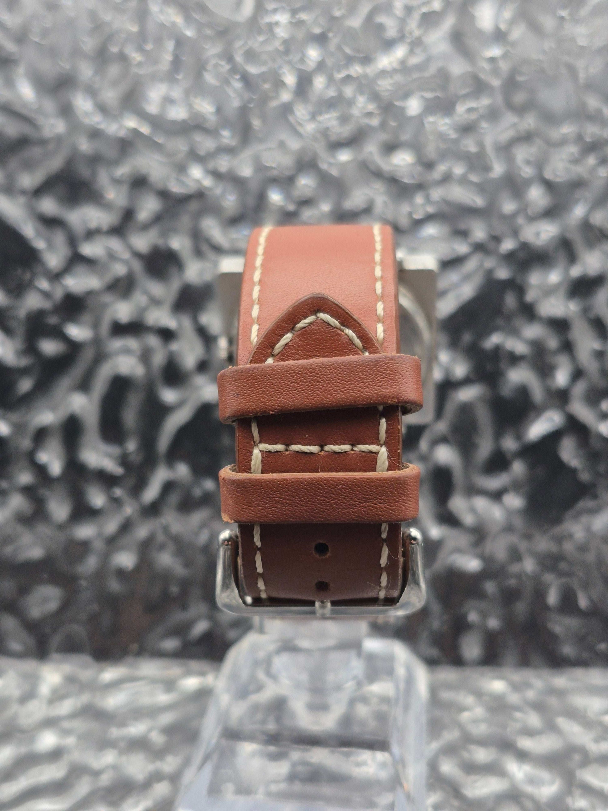 Seiko 5 Automatic Ref. 6119-5401 Orange Dial Vintage TV Case - Red Robin Watches