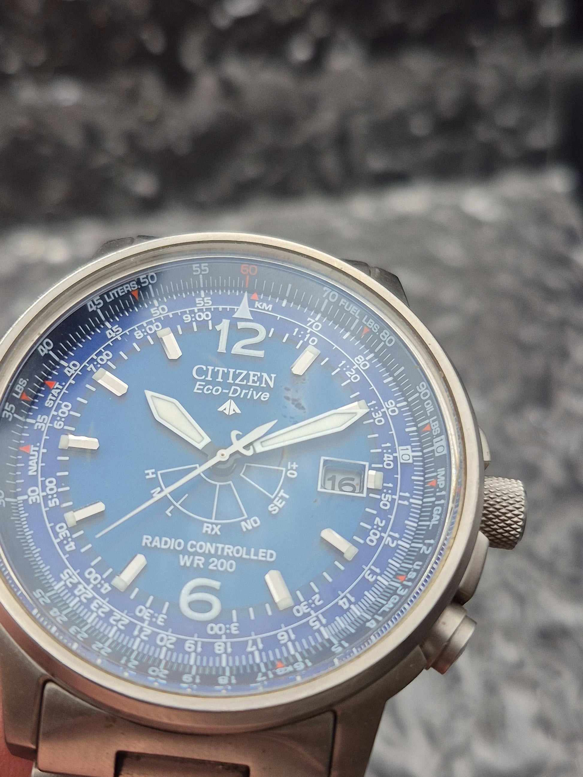 Citizen Promaster Sky Pilot Ref. H461-T004423 Radio Controlled Eco-Drive - Red Robin Watches