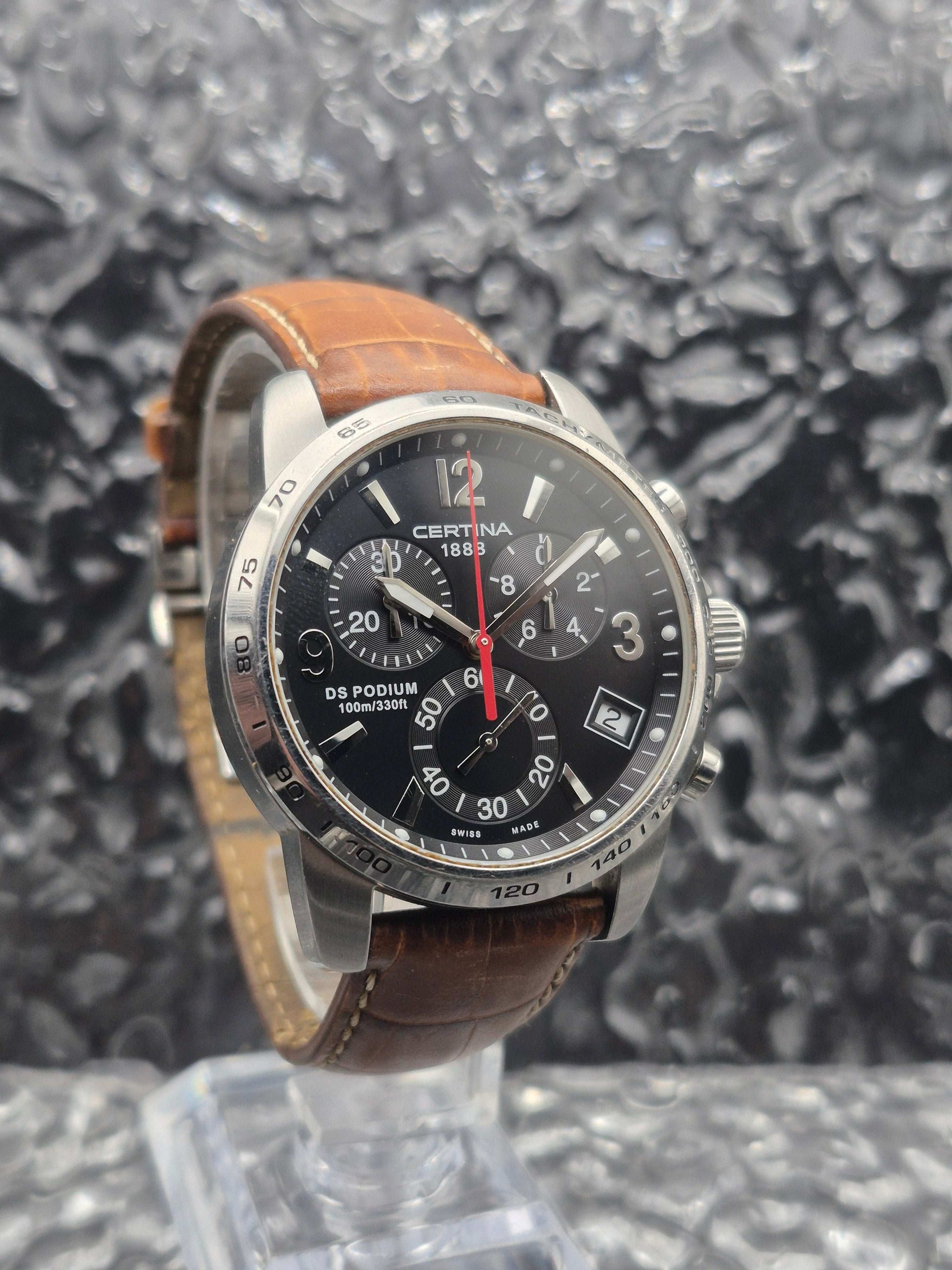 Certina 1888 DS Podium Quartz Chronograph Ref. 536.7129.42.69 - Red Robin Watches