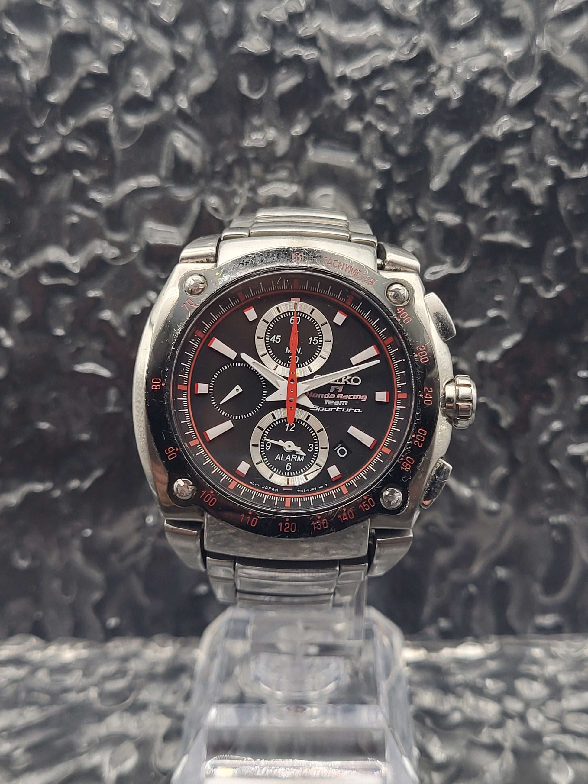 Seiko Sportura Honda F1 Racing Team - Ref. 7T62-0GR0 - SNA749 - Chronograaf - Red Robin Watches