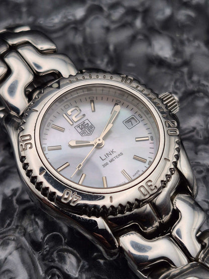 Tag Heuer Link Ref. WT1315 Mother Of Pearl Quartz Date Ladies - Red Robin Watches