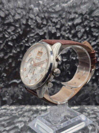 Seiko Quartz Chronograph Ref. SPC087 - 7T04-0AE0 Big Date - Red Robin Watches