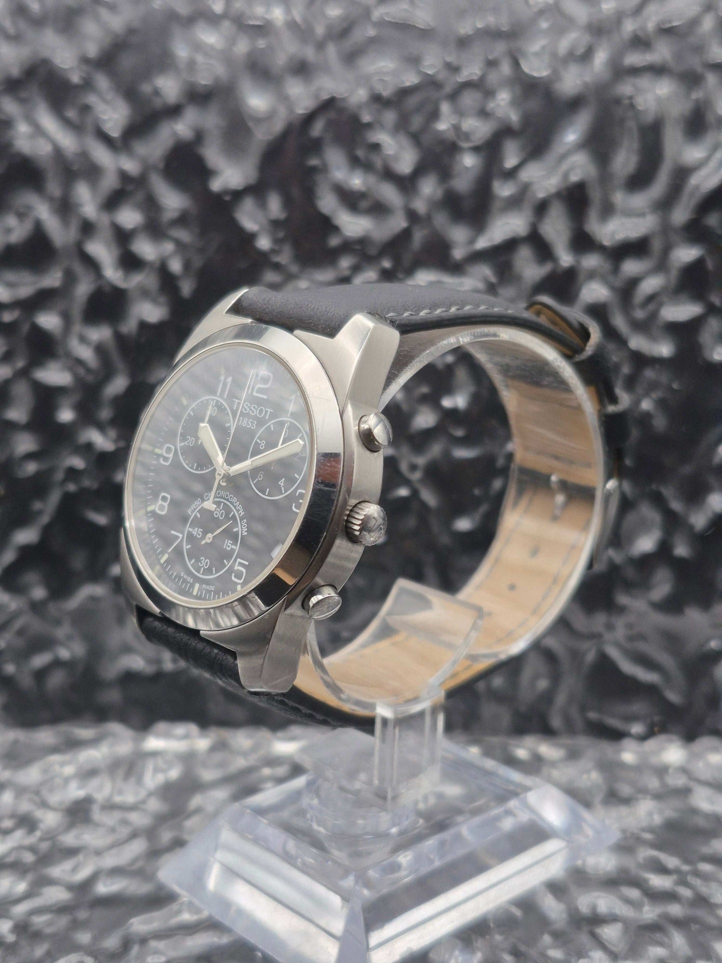 Tissot 1853 PR50 Quartz Chronograph Ref. J378/478 Black Dial - Red Robin Watches