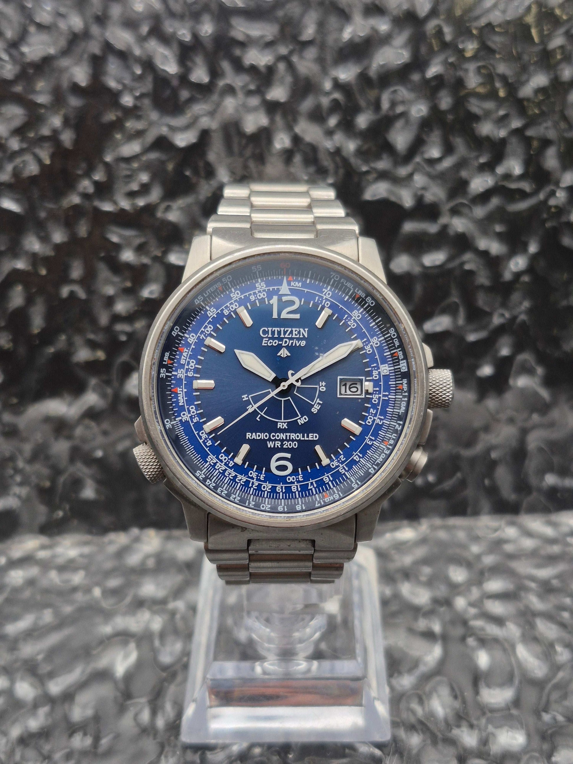 Citizen Promaster Sky Pilot Ref. H461-T004423 Radio Controlled Eco-Drive - Red Robin Watches