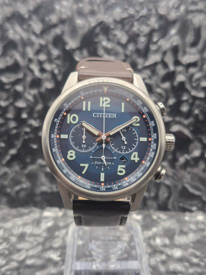 Citizen Eco-Drive Chronograph Ref. B620-S117356 Solar Chronograph Blue Dial
