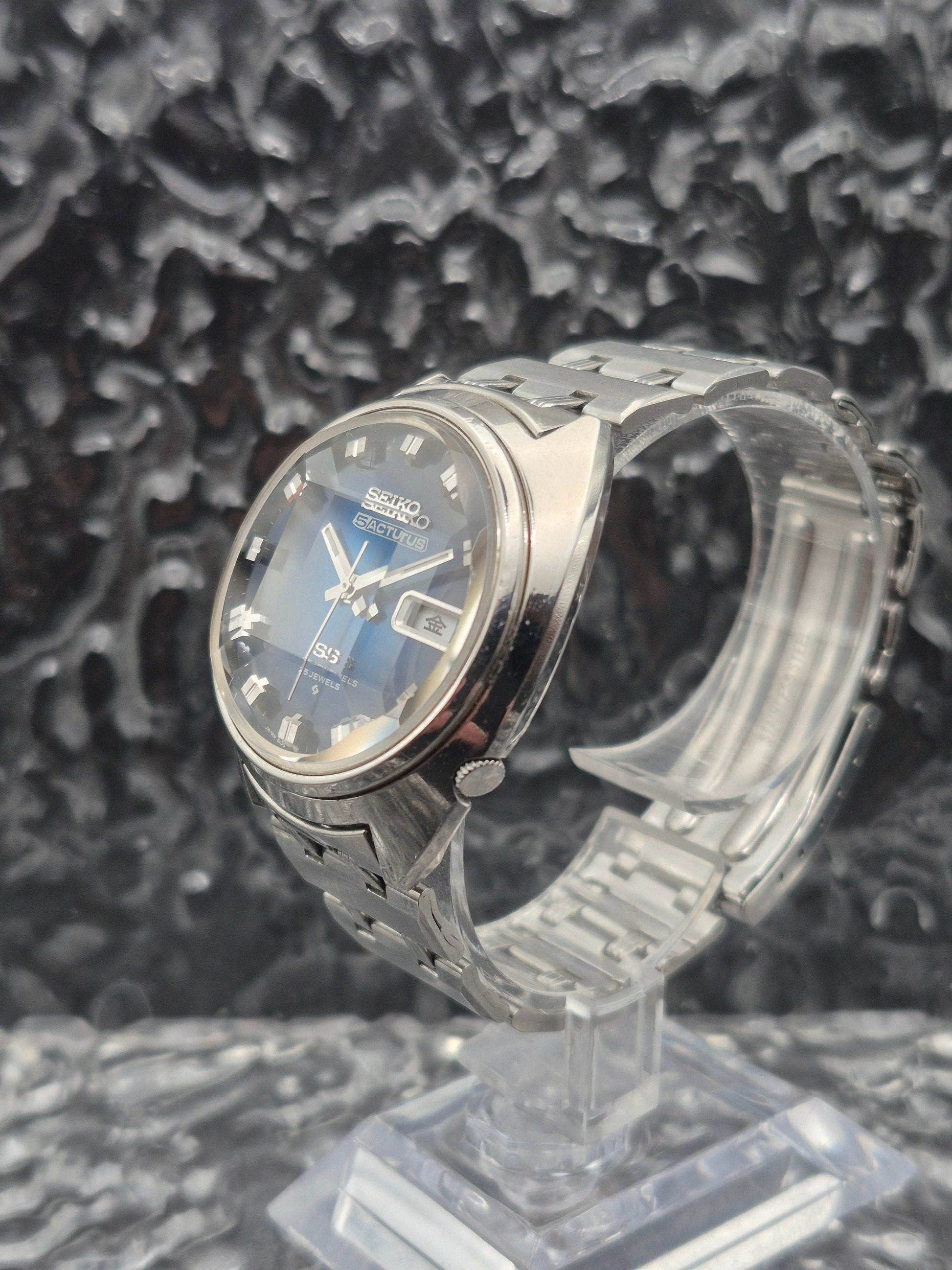Seiko 5 Actus Ref. 6106-7600 Facet Crystal Kanji