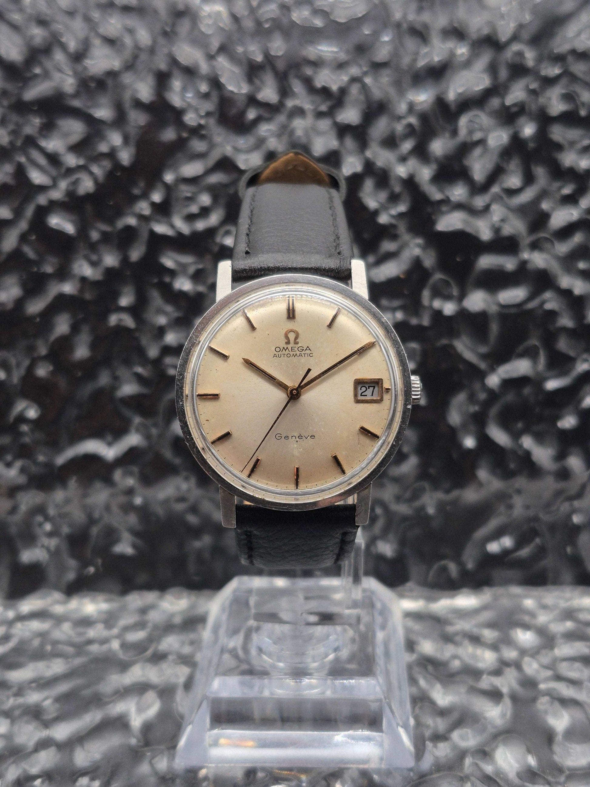 Omega Geneve Ref. 162.009 Automatic Patina Dial Cal. 565 - Red Robin Watches