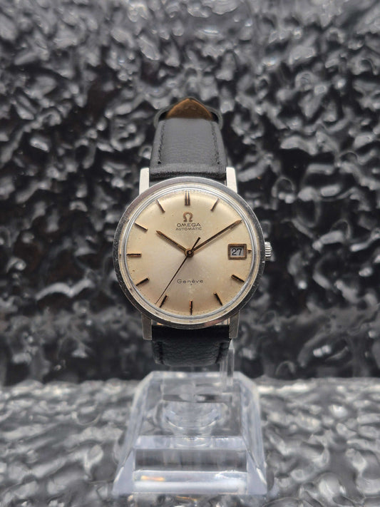 Omega Geneve Ref. 162.009 Automatic Patina Dial Cal. 565 - Red Robin Watches