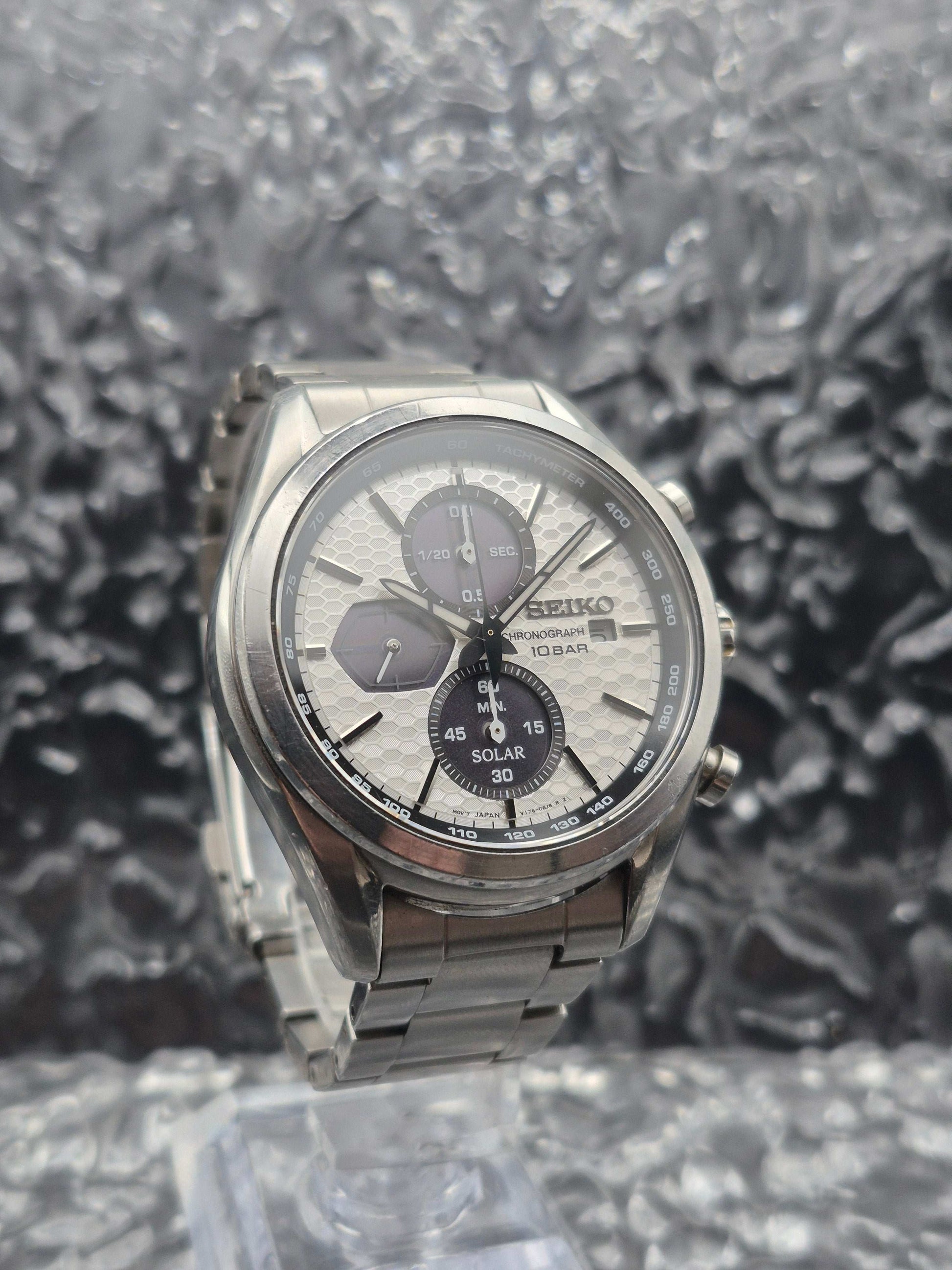 Seiko Solar Chronograph Ref. SSC769P1 - V176-0BH0 Macchina Sportiva White Dial