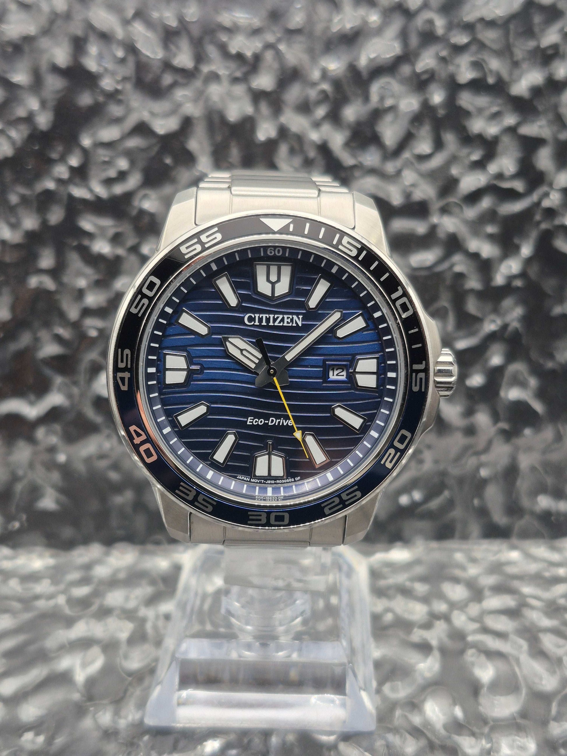Citizen Eco-Drive Ref. AW1525-81L Blue Dial Boxed Men's Solar