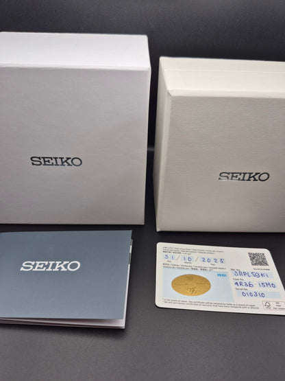 Seiko 5 Sports Ref. SRPL59K1 - 4R36-15M0 Full Set Gold Dial Automatic - Red Robin Watches