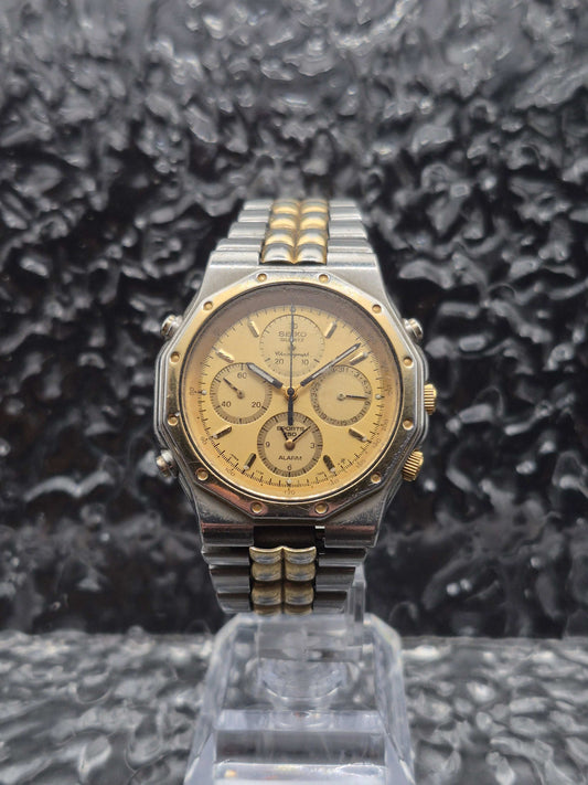 Seiko Royal Oak Ref. 7T34-7A10 Quartz Chronograph Two Tone - Red Robin Watches