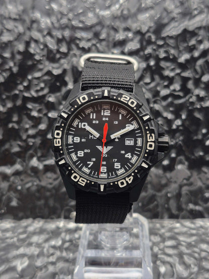 KHS H3 Tactical Quartz NATO Strap Date Window
