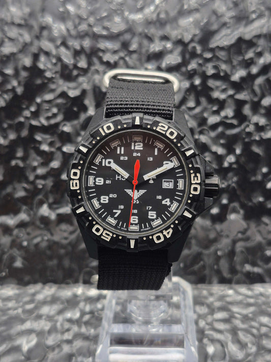 KHS H3 Tactical Quartz NATO Strap Date Window