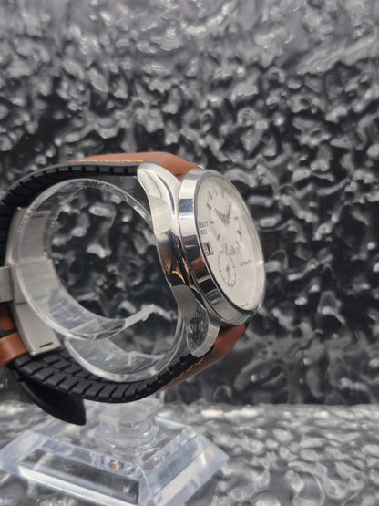 Tissot Couturier Small Seconds Ref. T0354281603100 Automatic + Metal Bracelet - Red Robin Watches
