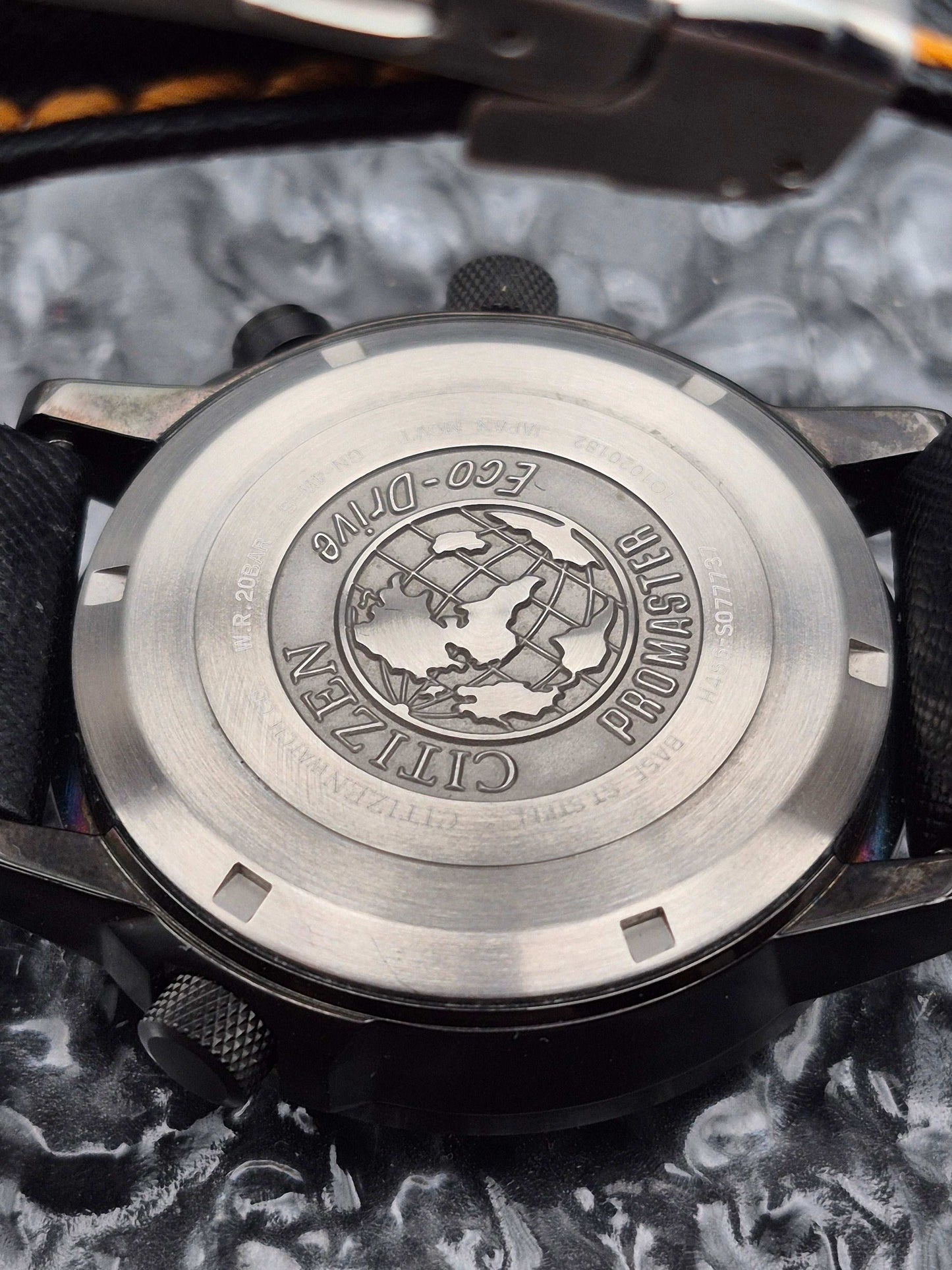 Citizen Eco-Drive Radio Controlled Ref. AS2025-09E Full Set Black PVD - Red Robin Watches