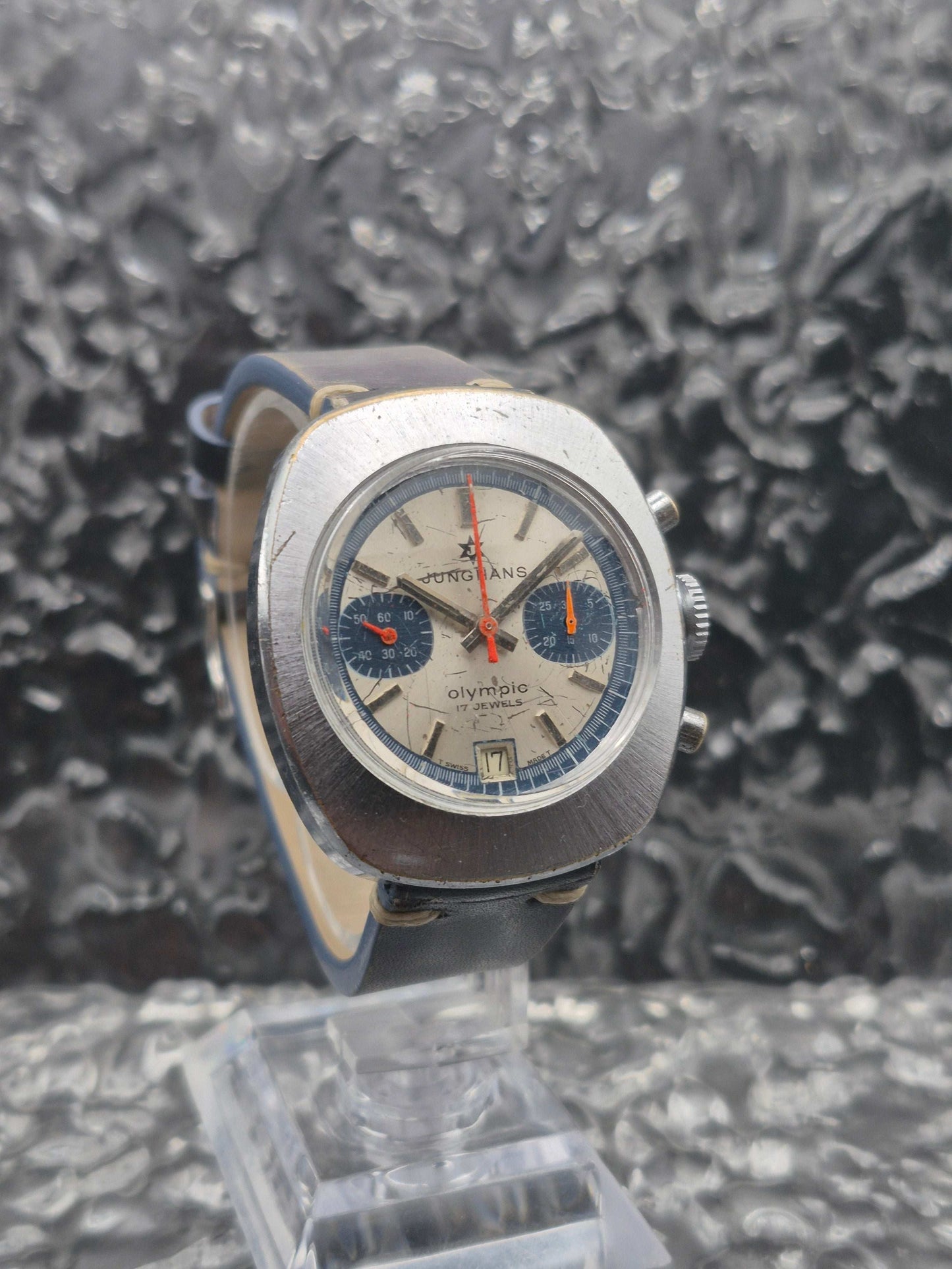 Junghans Olympic Blue Panda Cal. 688.10 - Red Robin Watches