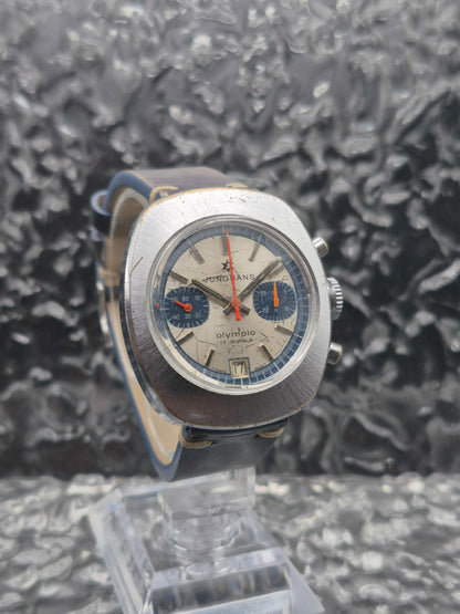 Junghans Olympic Blue Panda Cal. 688.10 - Red Robin Watches