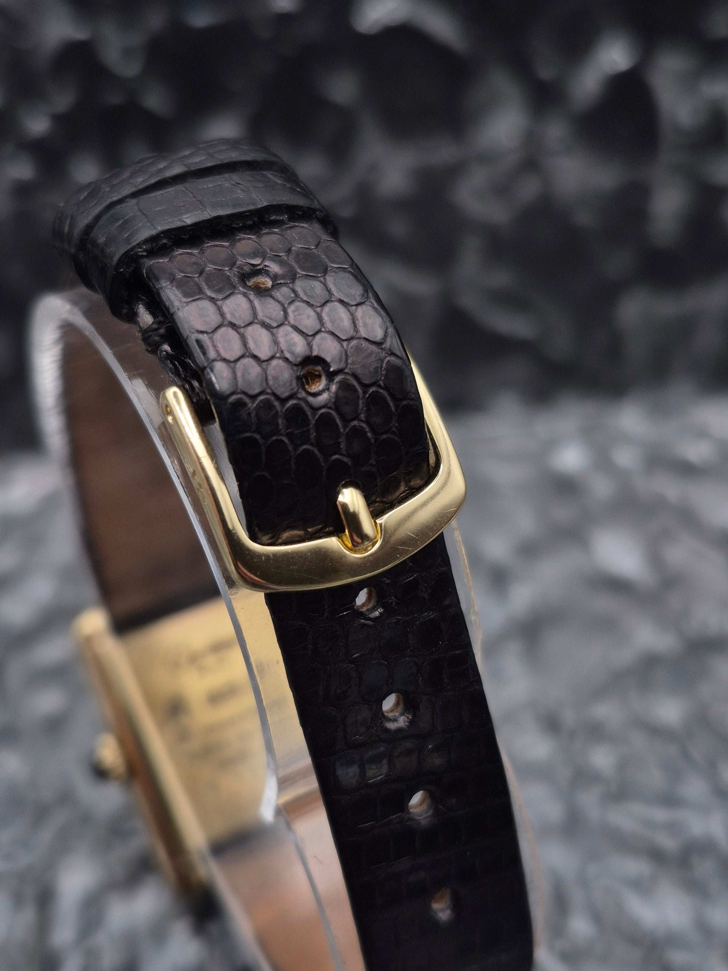 Cartier Must De Tank Vermeil Trinity Manual Wound 925 Silver - 21x28