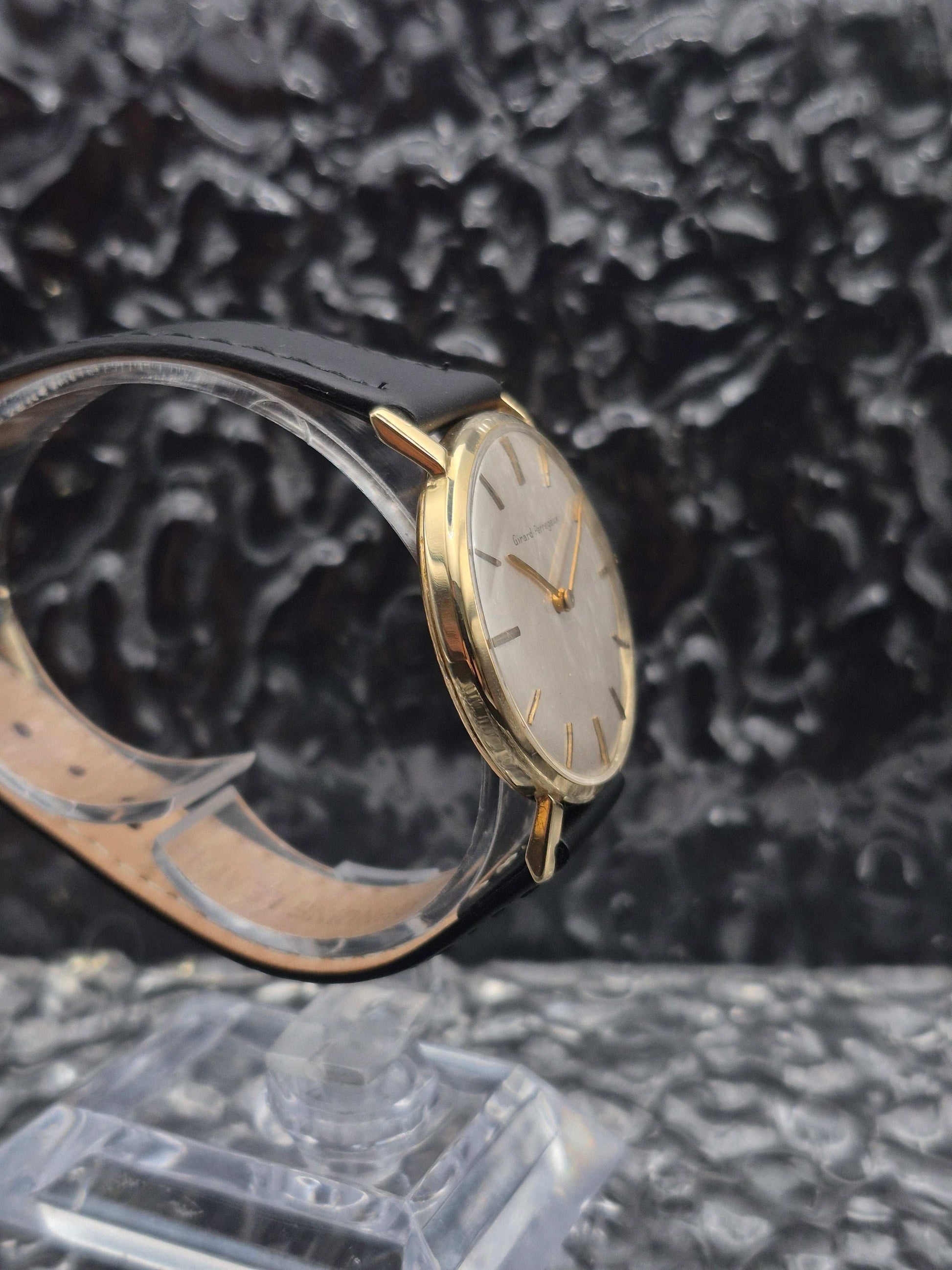 Girard Perregaux Solid Gold Dress Watch 14k 585 Manual Wound Calatrava - Red Robin Watches